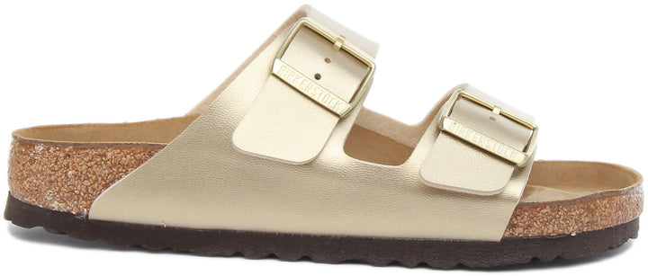 Birkenstock Arizona Bs In Gold For Women | Regular Fit