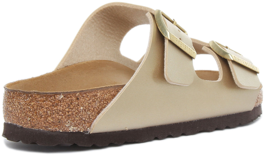 Birkenstock Arizona Bs In Gold For Women | Regular Fit