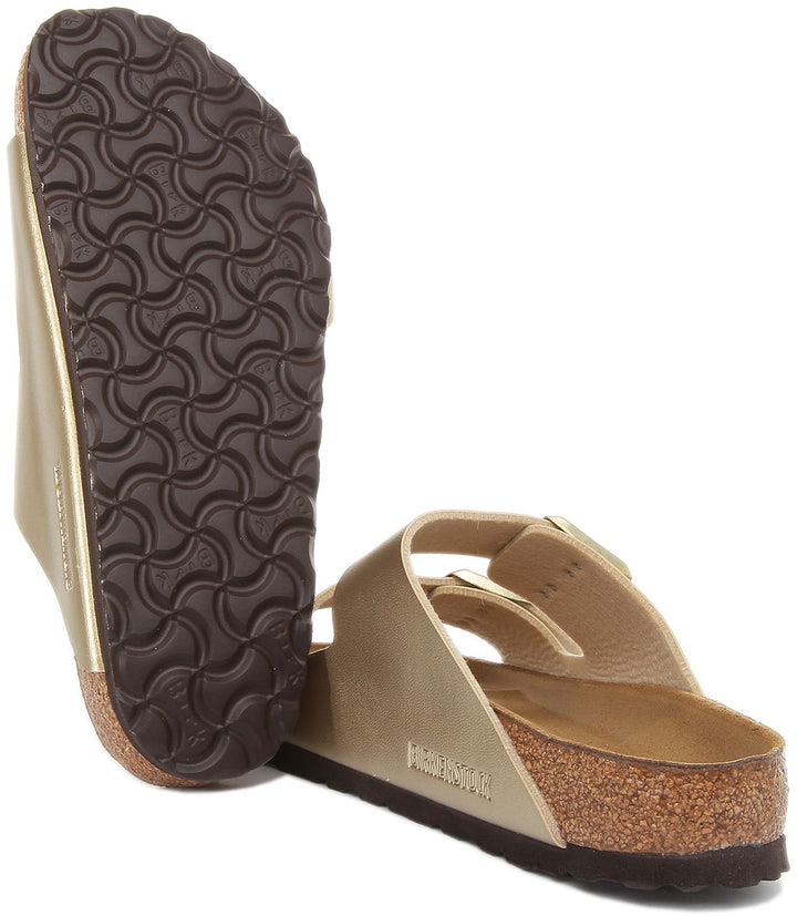 Birkenstock Arizona Bs In Gold For Women | Regular Fit