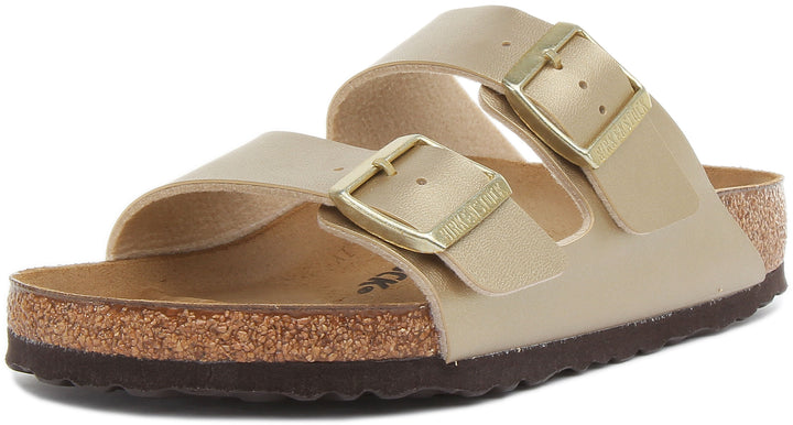 Birkenstock Arizona Bs In Gold For Women | Regular Fit