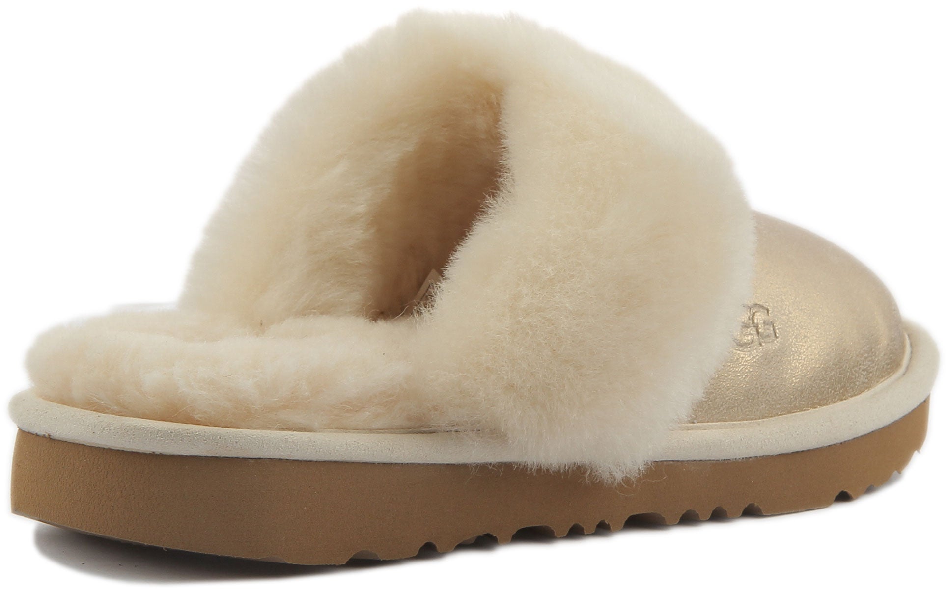 Gold sale ugg slippers