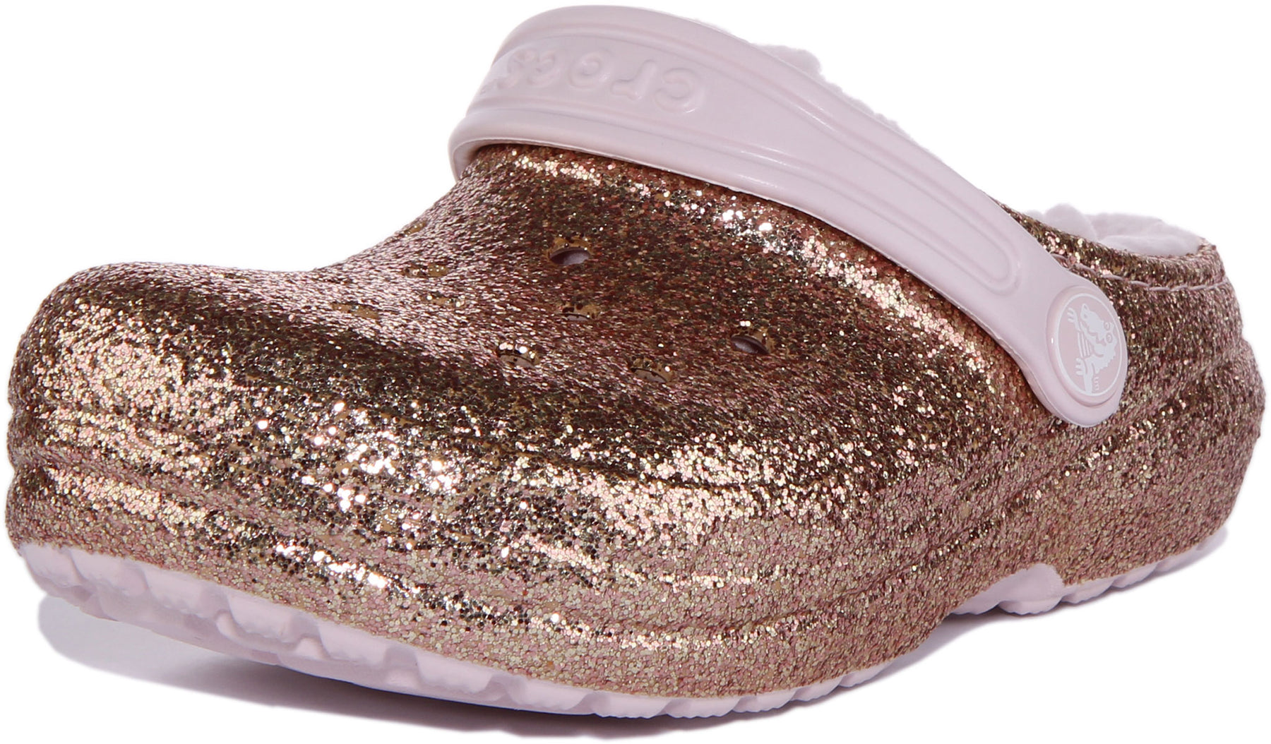 Gold Corcs Crocs Classic Junior In Gold For Infants | Classic Iconic Clog Sandals ...