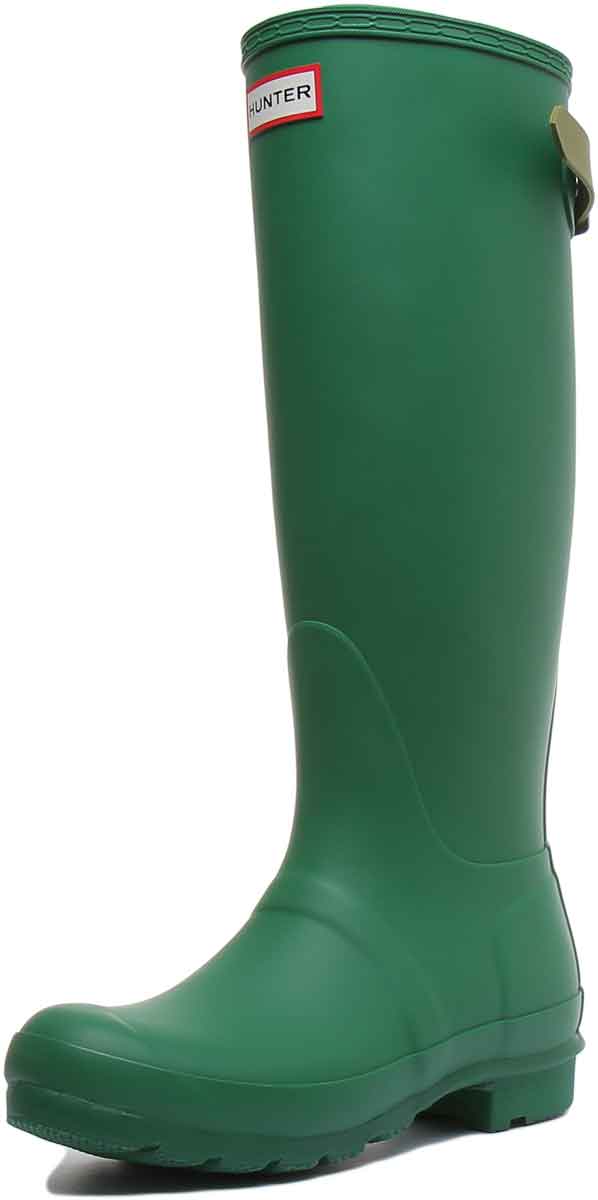 Hunter Original Bottines ajustables hautes pour femmes en vert