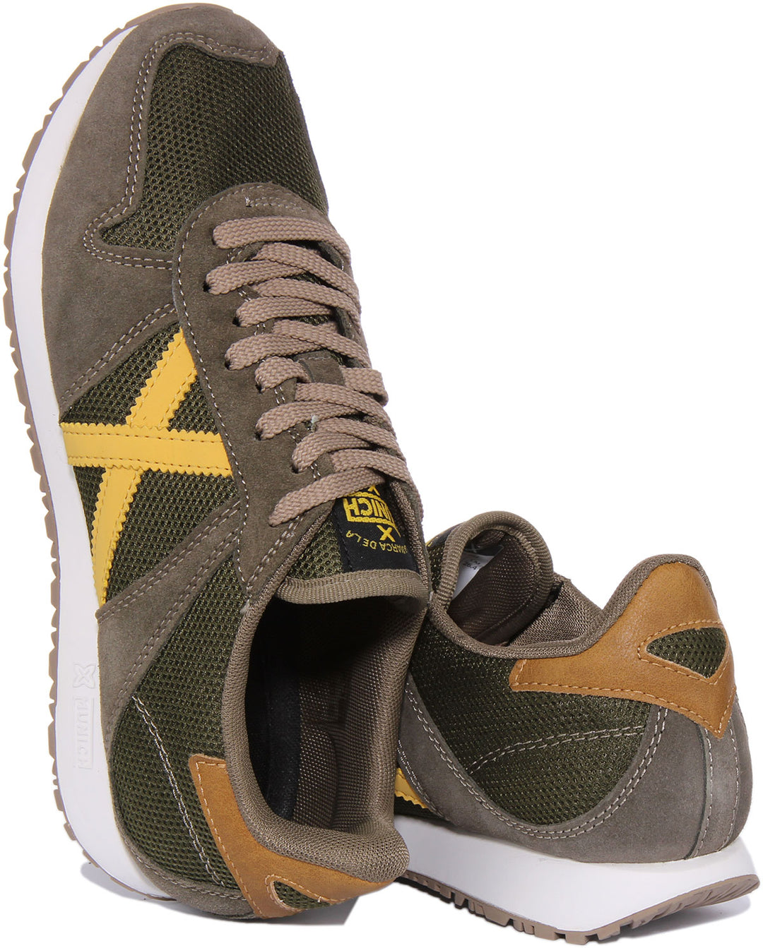 Mujer hermosa Apto Oficial Munich Massana 484 In Green For Men | Casual Lace up Trainers – 4feetshoes