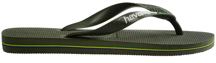 Havaianas Brasil Logo Flip Flop Sandale Grün