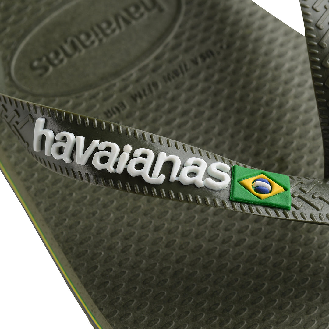 Havaianas Brasil Logo Sandali infradito da in verde