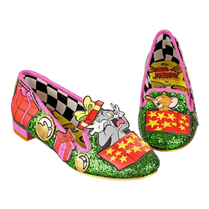 Irregular Choice Peek A Boo X Tom & Jerry Flats For Women