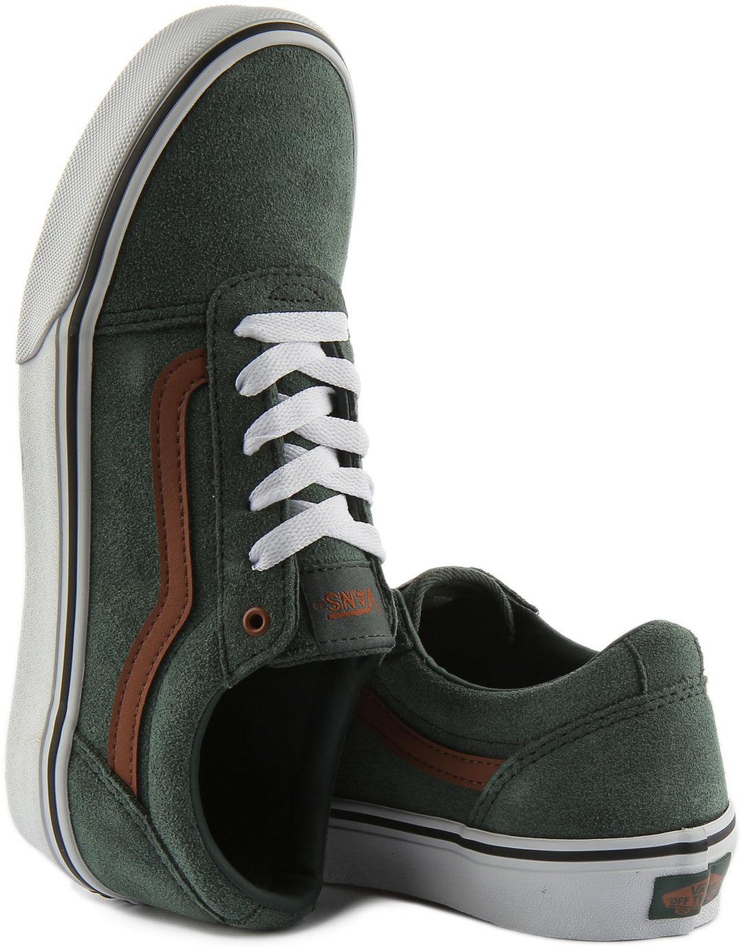Vans Ward In Green Brown For Youth
