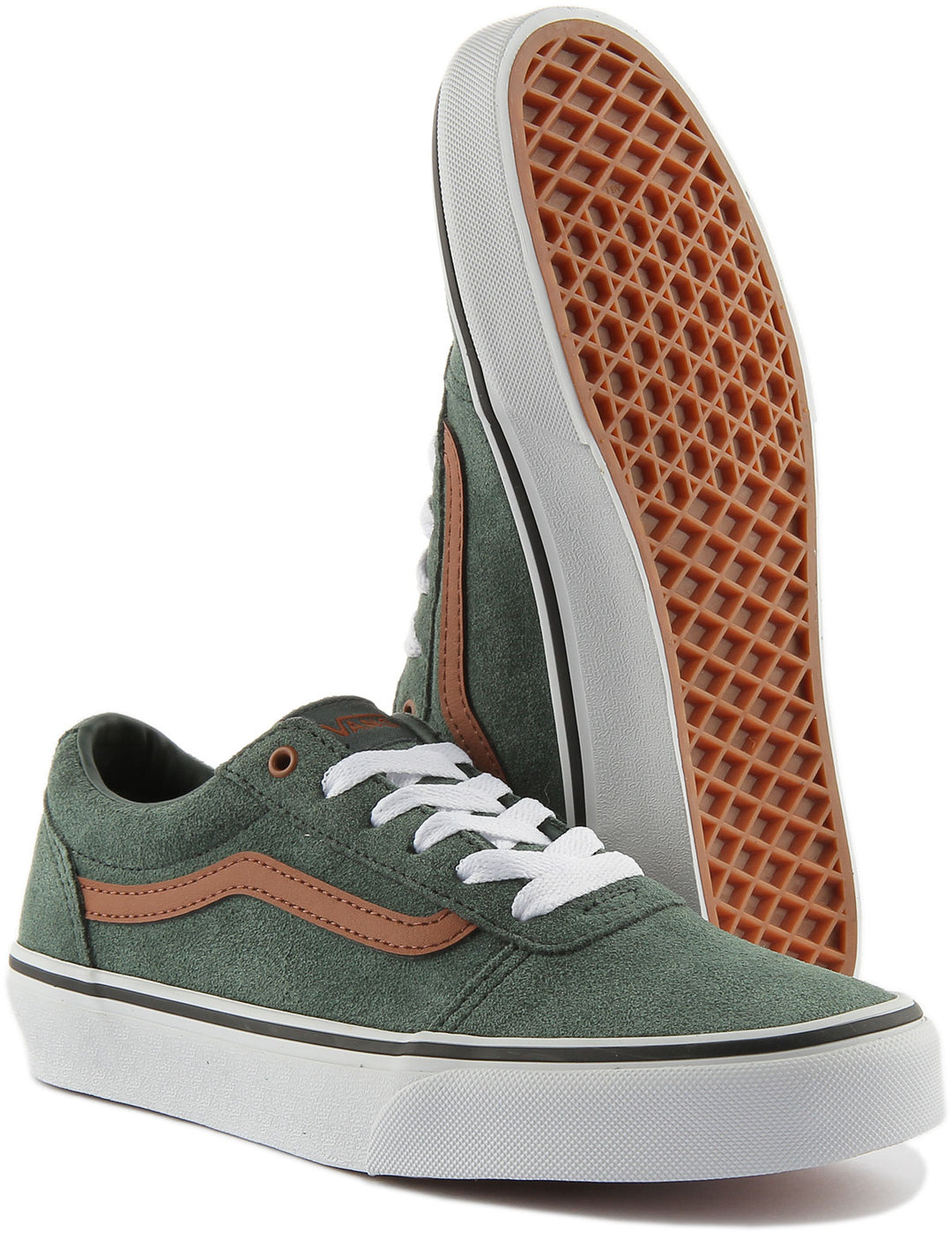 Vans Ward In Green Brown For Youth