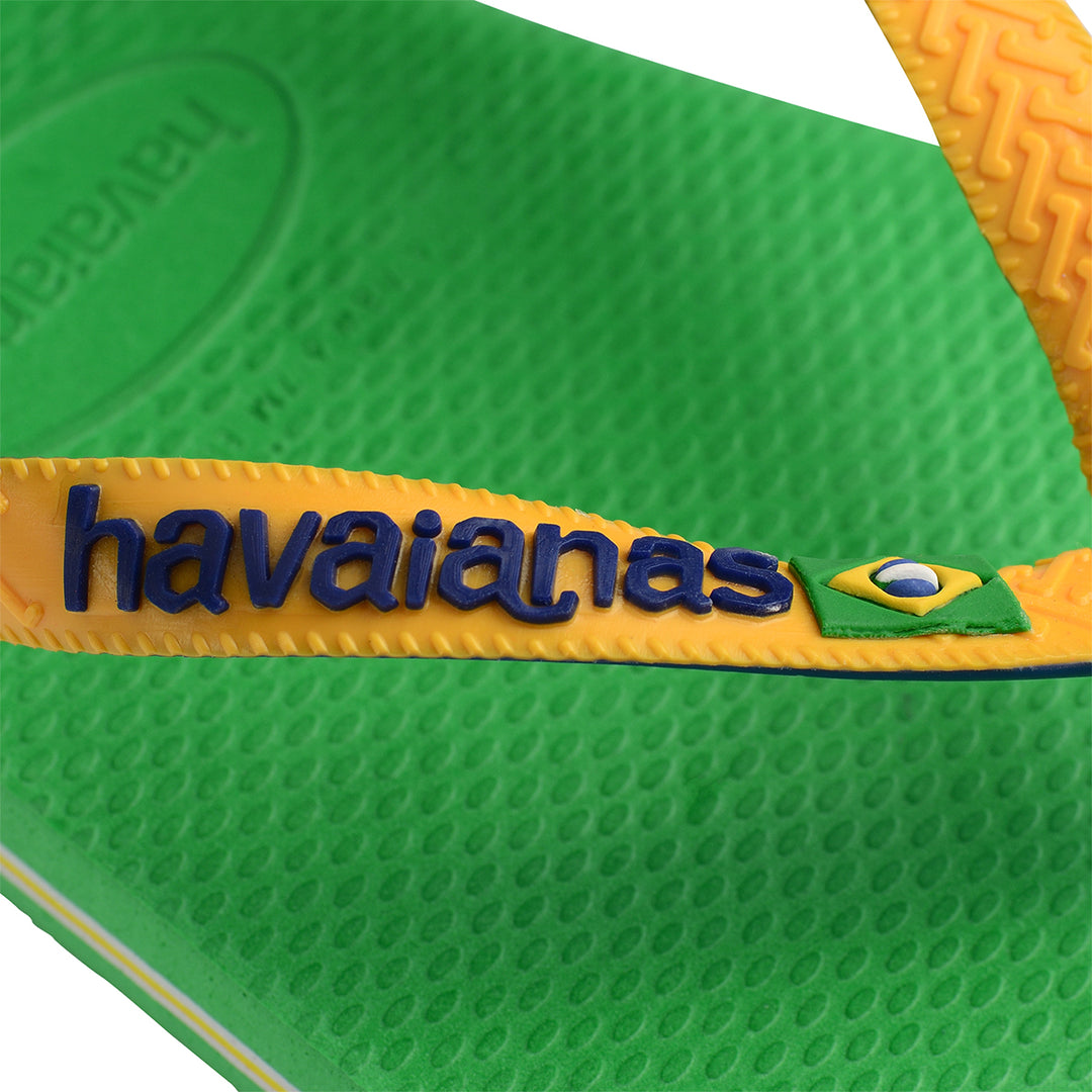 Havaianas Brasil Mix Sandalia mixta de colores para hombre en verde multi