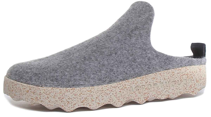 Asportuguesas Come slipper mit Kork Sohle aus Gummi Grau für Frauen
