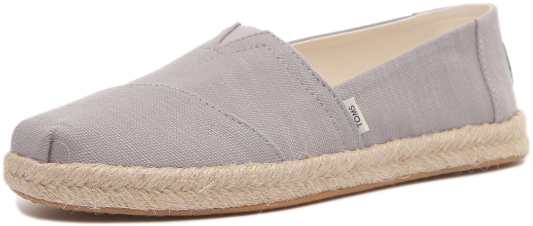 Toms Alpargata Rope In Grey For Women