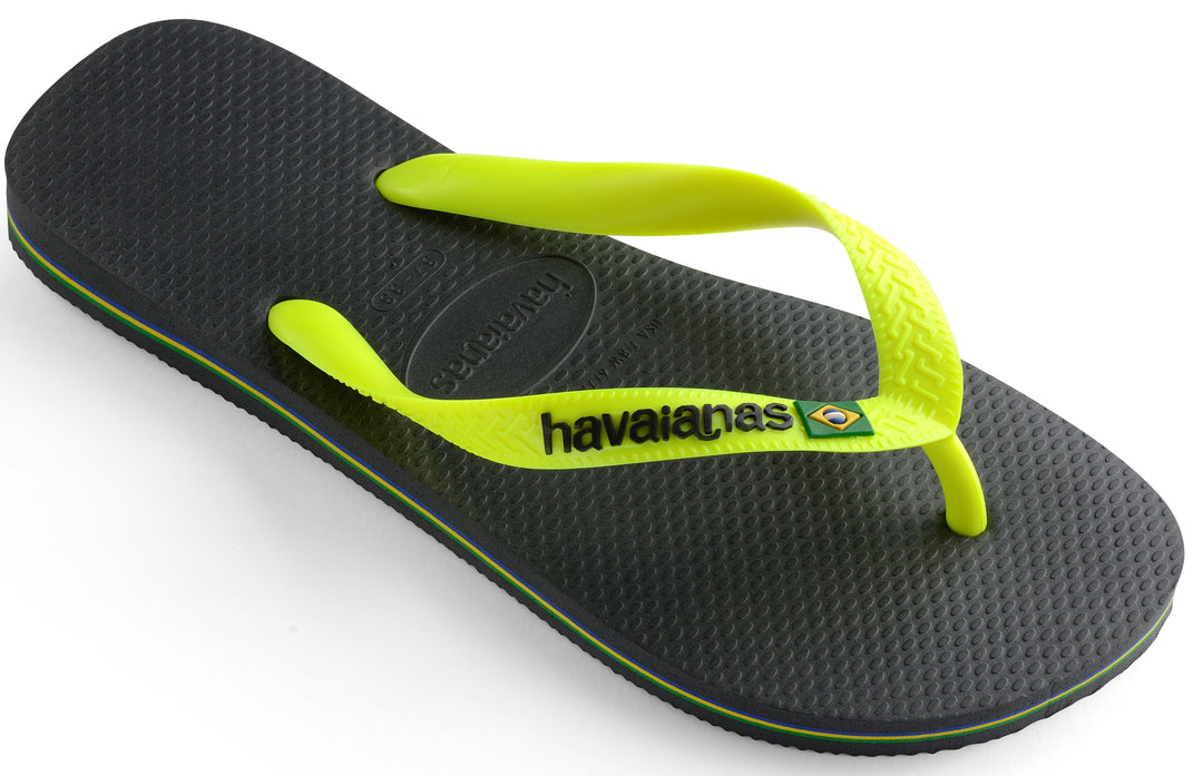 Havaianas Unisex Brasil Logo In Grey