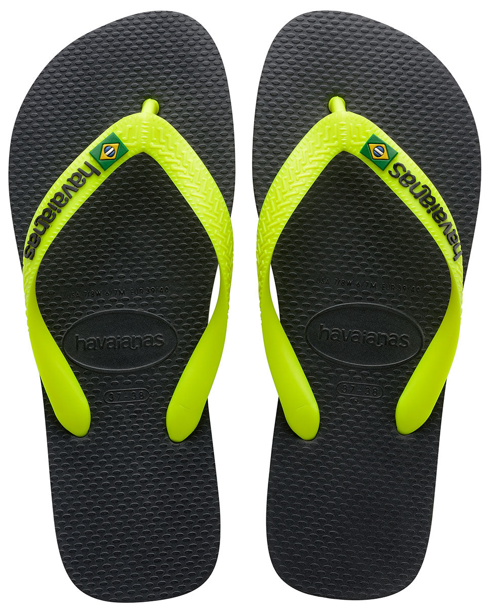 Havaianas Unisex Brasil Logo In Grey