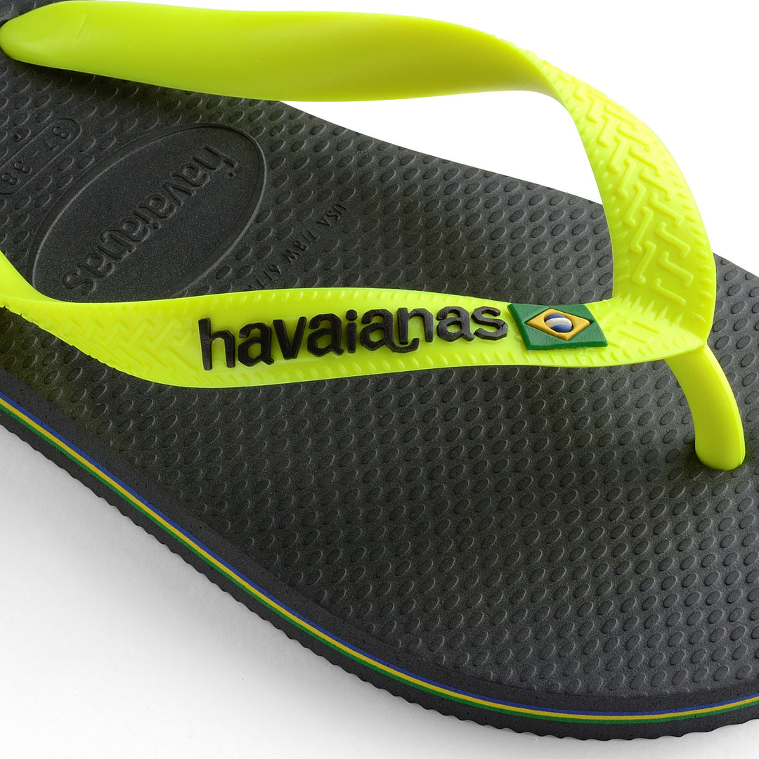 Havaianas Unisex Brasil Logo In Grey