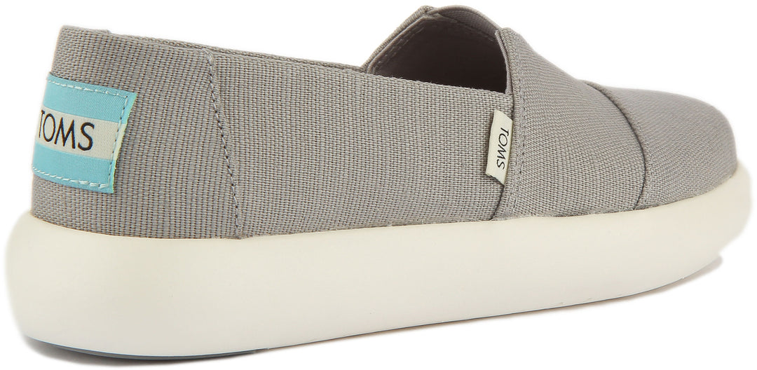 Toms Alpargata Mallow Shoes In Grey For Women