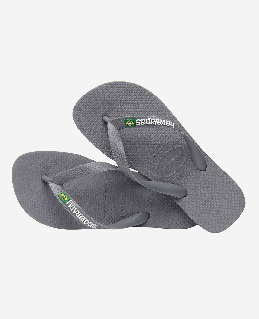 Havaianas Brasil Logo Sandales à tongs pour hommes en gris