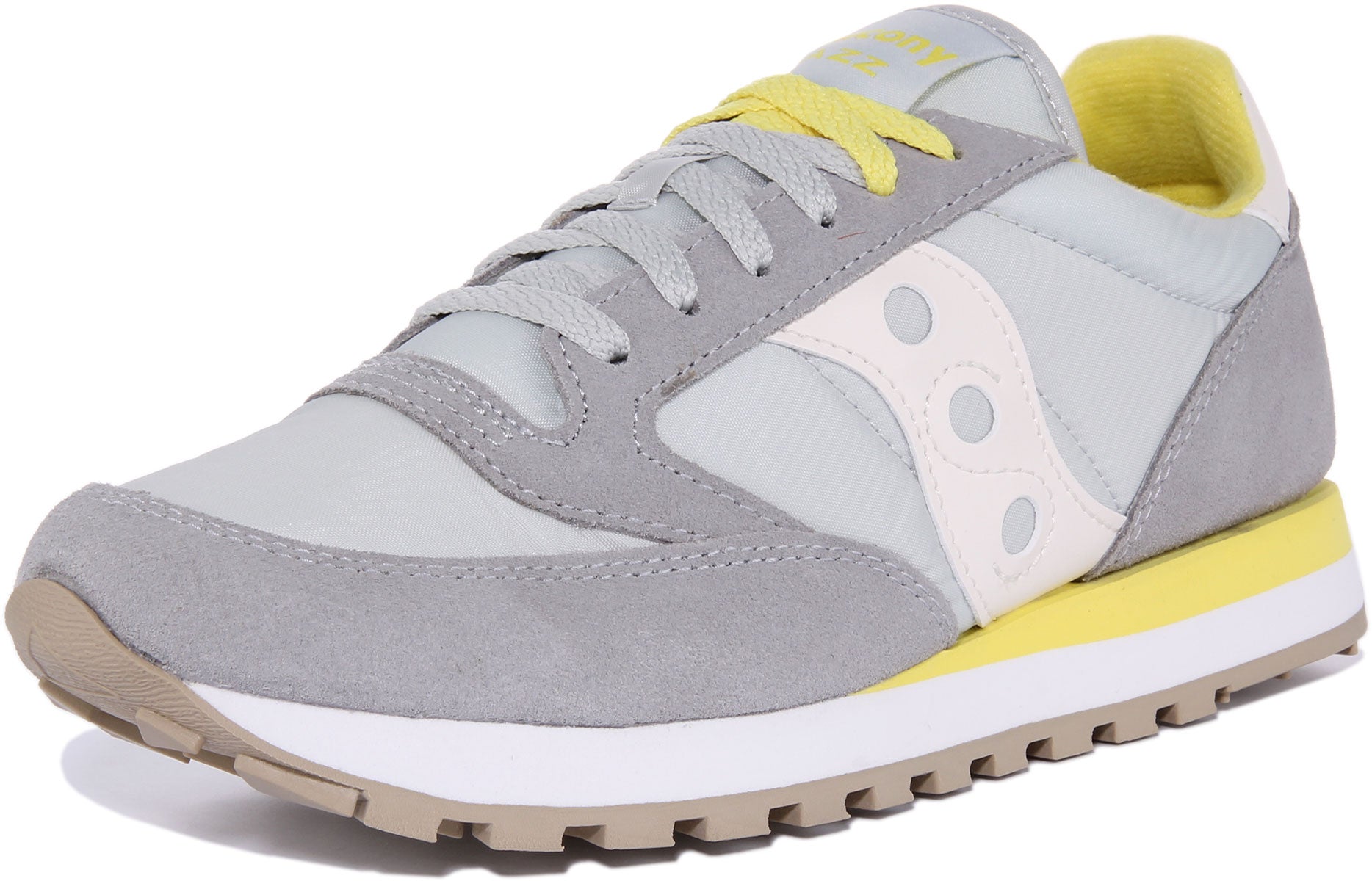 Saucony jazz discount grey yellow