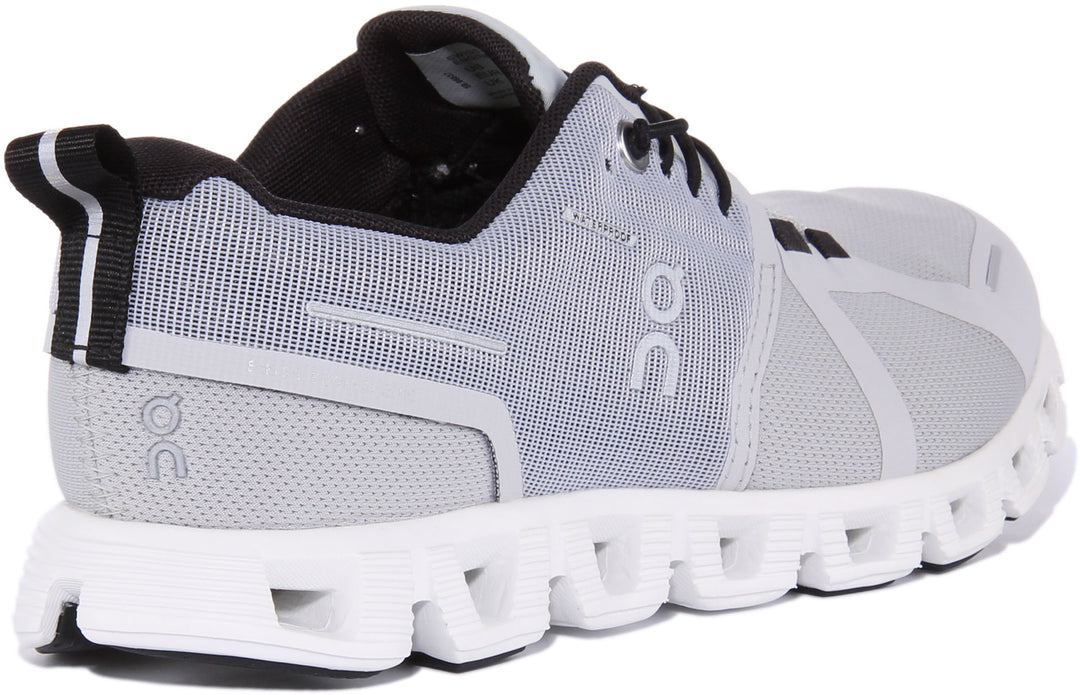 On Running Cloud 5 Waterproof Zapatillas de running con cordones para mujer en gris