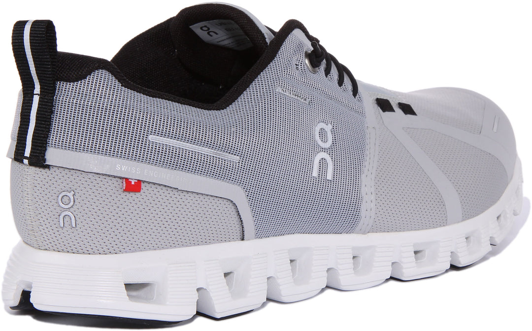 On Running Cloud 5 Waterproof Zapatillas de running con cordones para hombre en gris