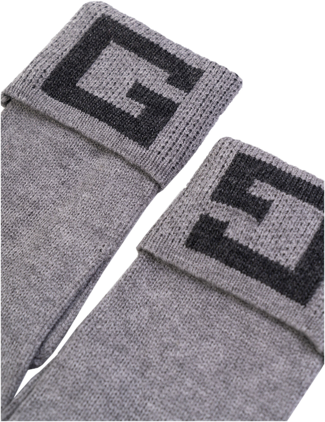 Guess Guanti Cotton Gloves In Grey For Men