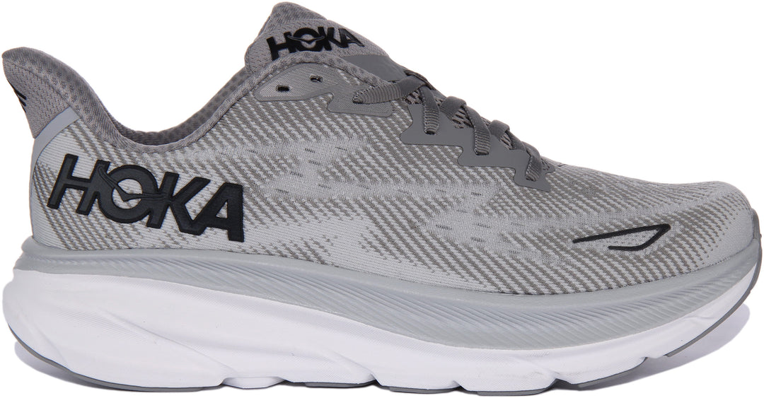 Hoka M Clifton 9 In Grey For Men