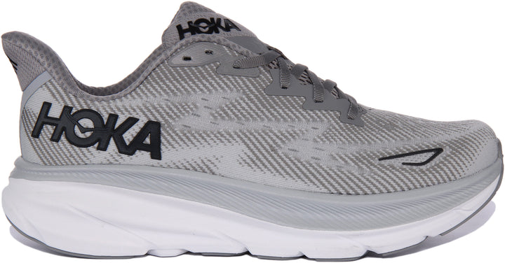 Hoka M Clifton 9 In Grey For Men