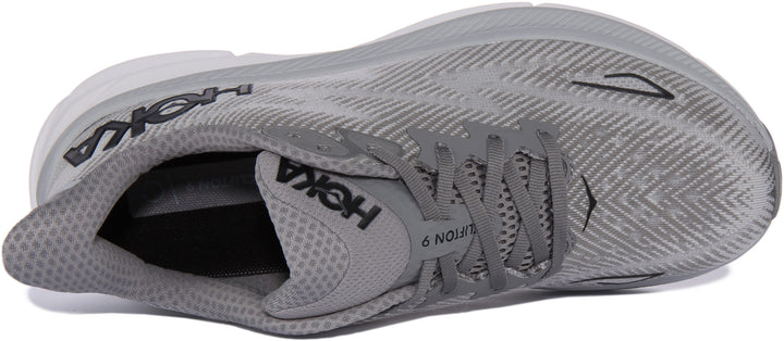Hoka M Clifton 9 In Grey For Men