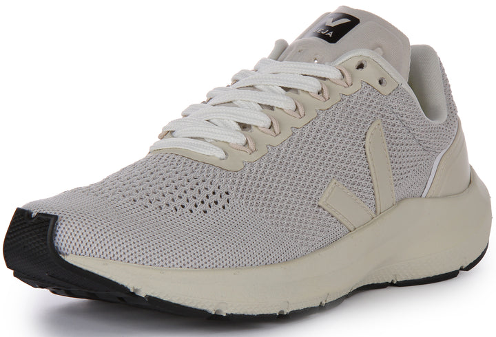 Veja Marlin V Knit Baskets à lacets en tricot polyester pour femmes en gris