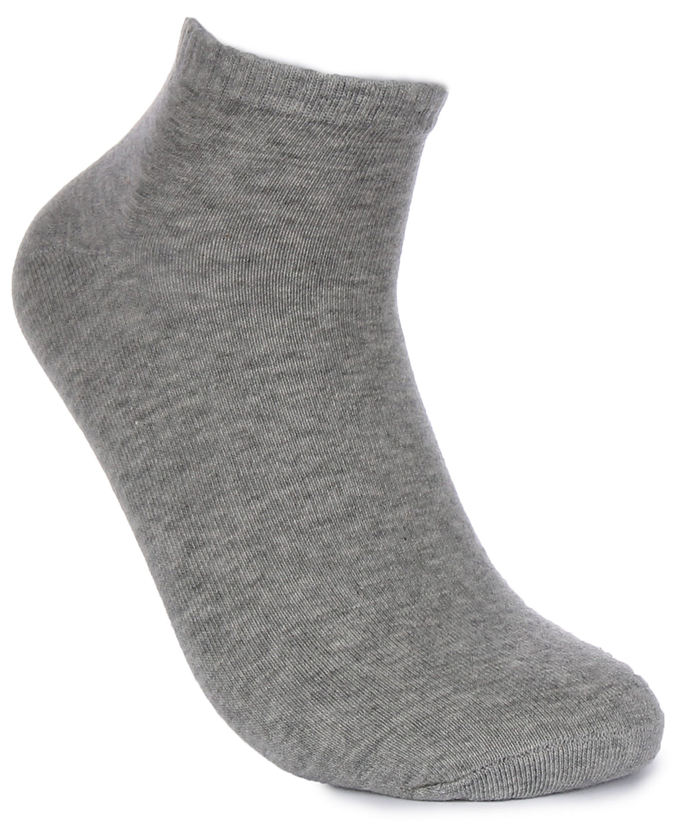 Justinreess England 2 Pairs Low Cut Socks In Grey