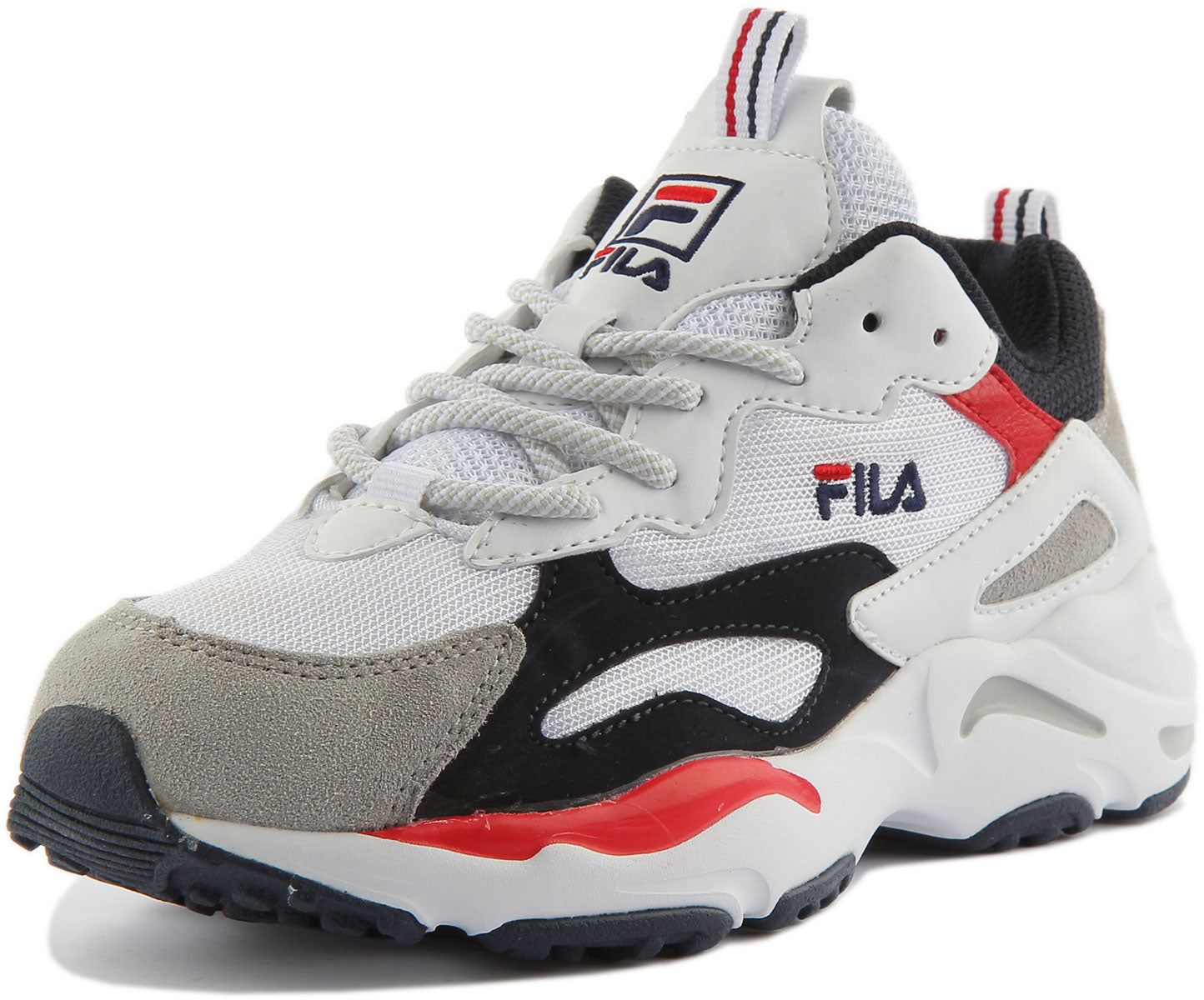 Fila Ray Tracer In Grey Black For Women Fila Womens Trainers