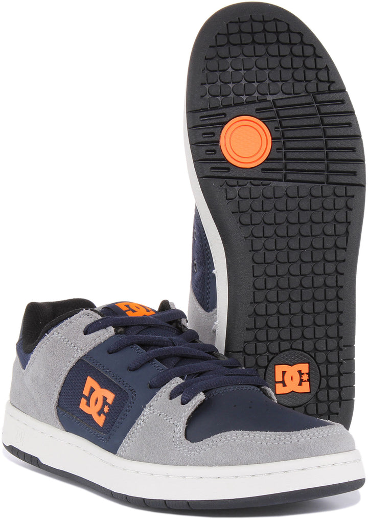 DC Shoes Manteca 4 Zapatillas de deporte con cordones para hombre en gris azul