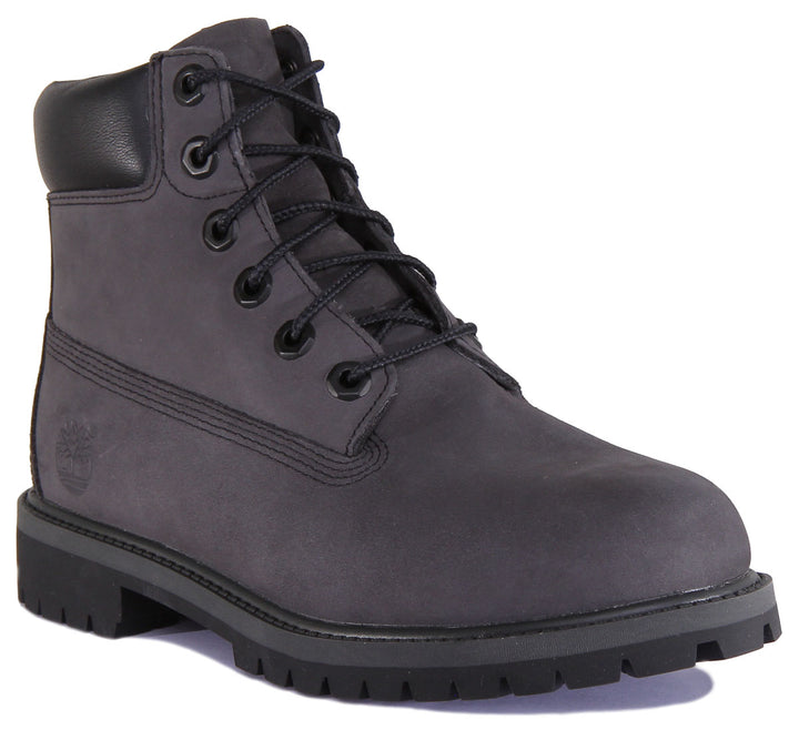 Timberland 6 Inch Premium Boot In Iron For Youth