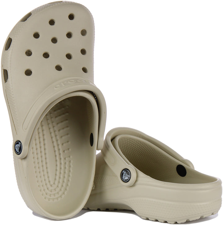 Crocs Classic Sandalo con cinturino posteriore da in avorio