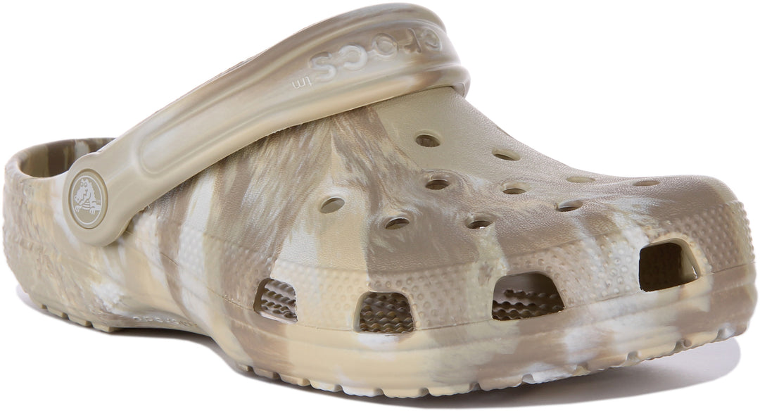 Crocs Classic Marble In Ivory