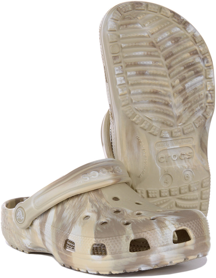 Crocs Classic Marble In Ivory