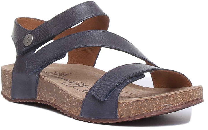 Josef Seibel Tonga 25 sandales à boucles et crochets pour femmes en jeans