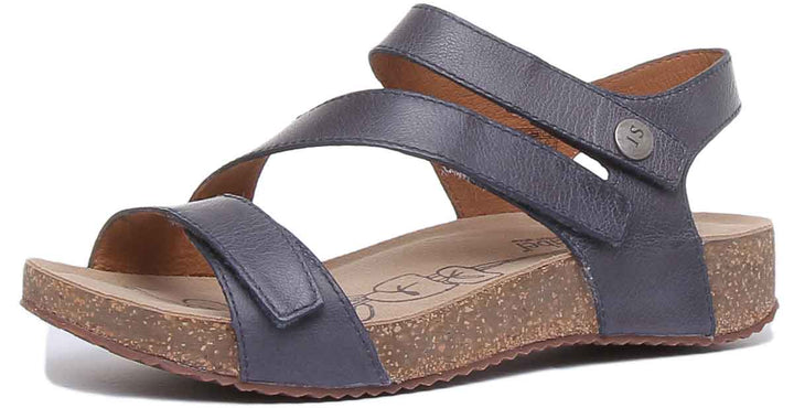 Josef Seibel Tonga 25 sandales à boucles et crochets pour femmes en jeans