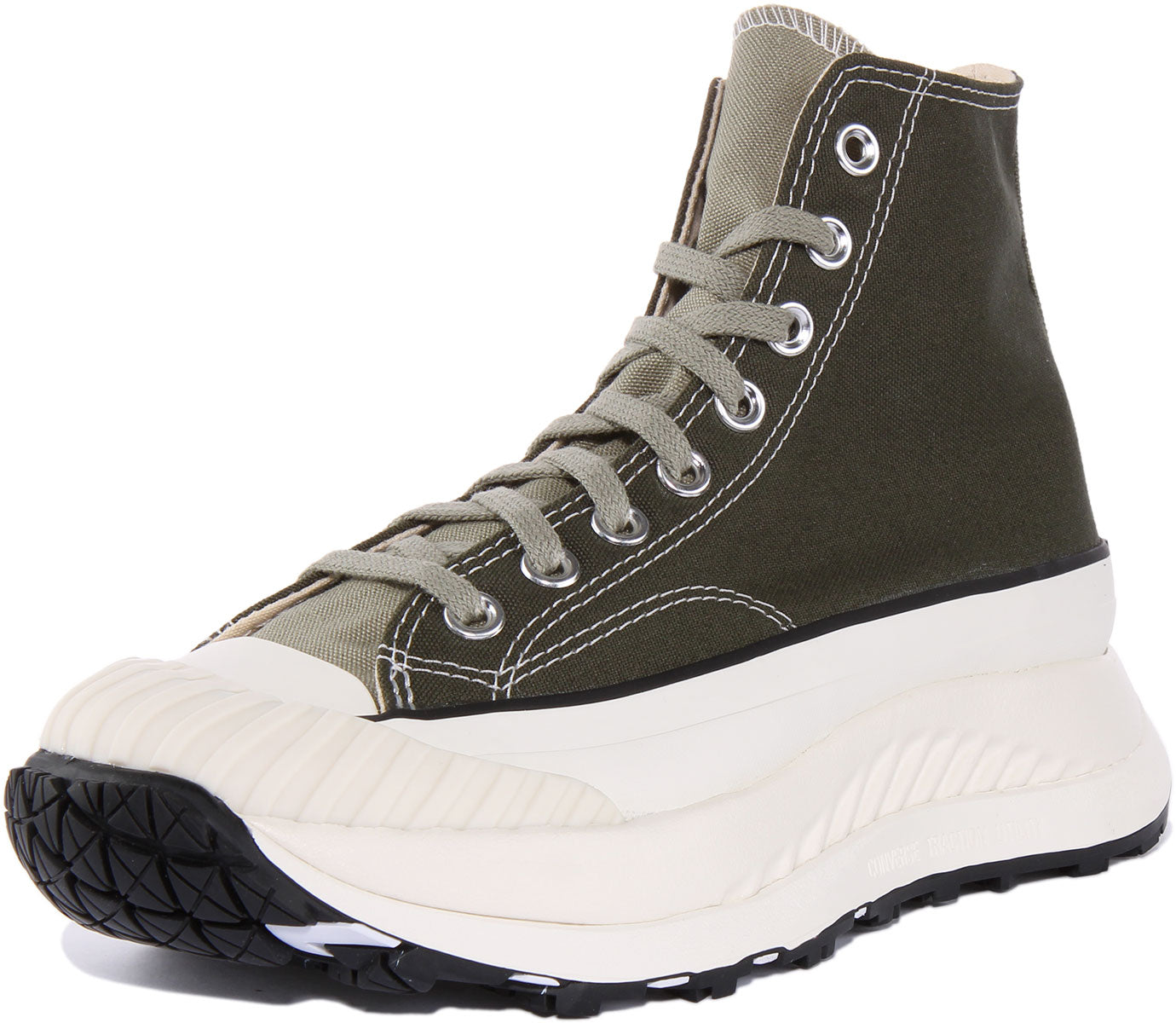 Converse A01681C Chuck 70s In Khaki Converse Hi Top Lace Up Shoe