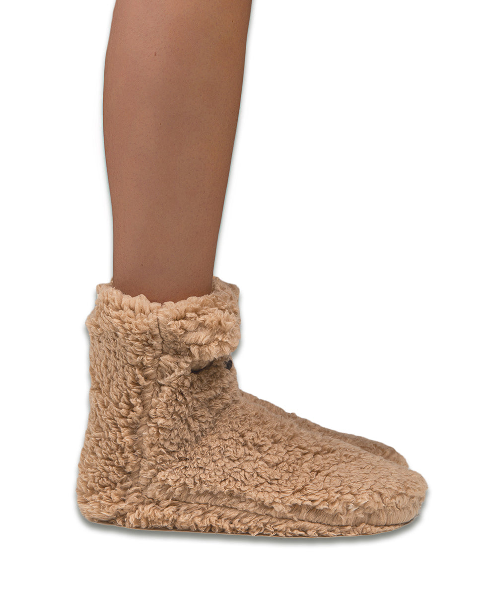 Dearfoams Warm Indoor Slippers 60549 In Lattee For Women