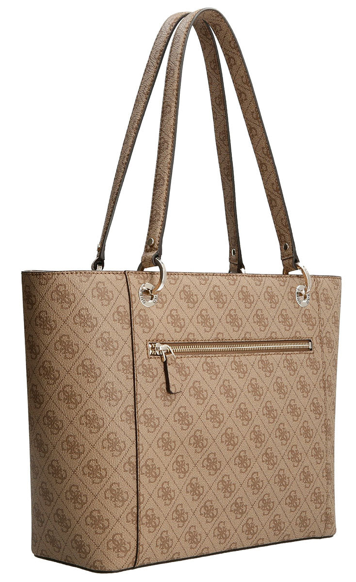 Guess Noelle Tote Bag In Latte For Women