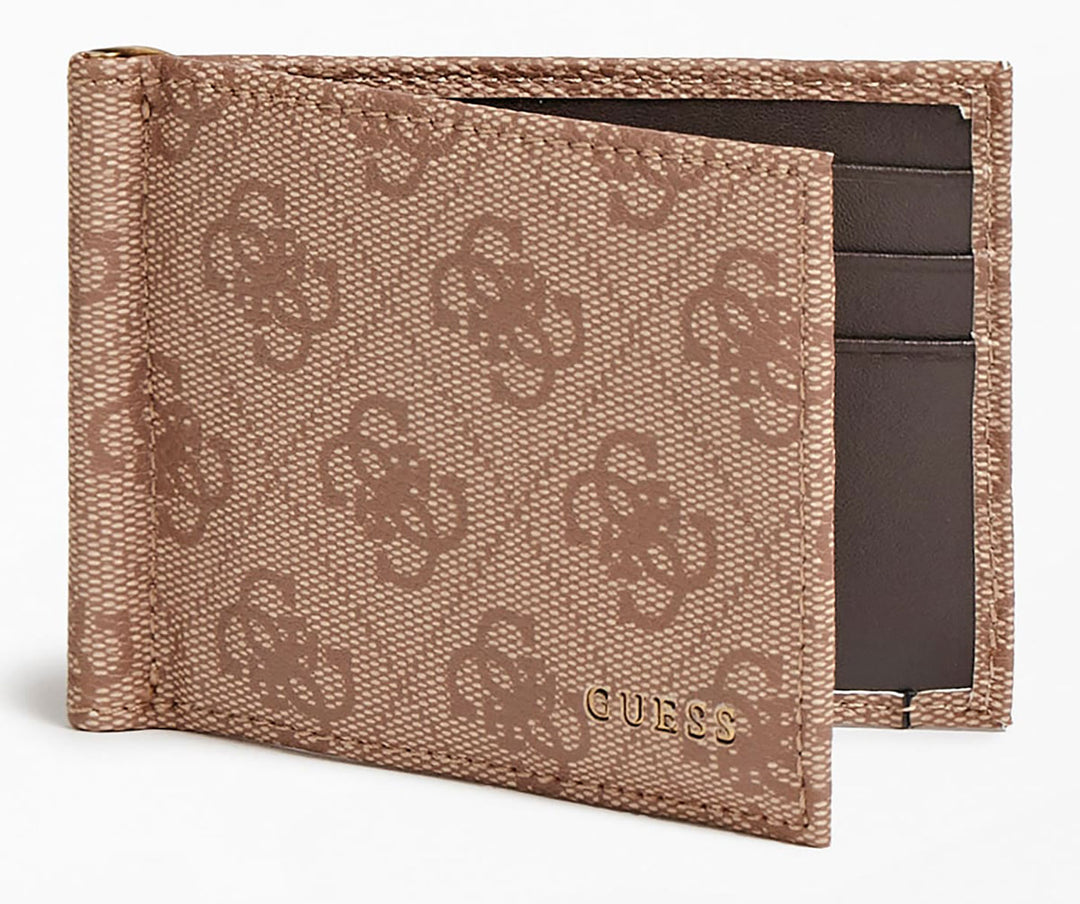 Guess Vezzola Wallet In Lattee For Men