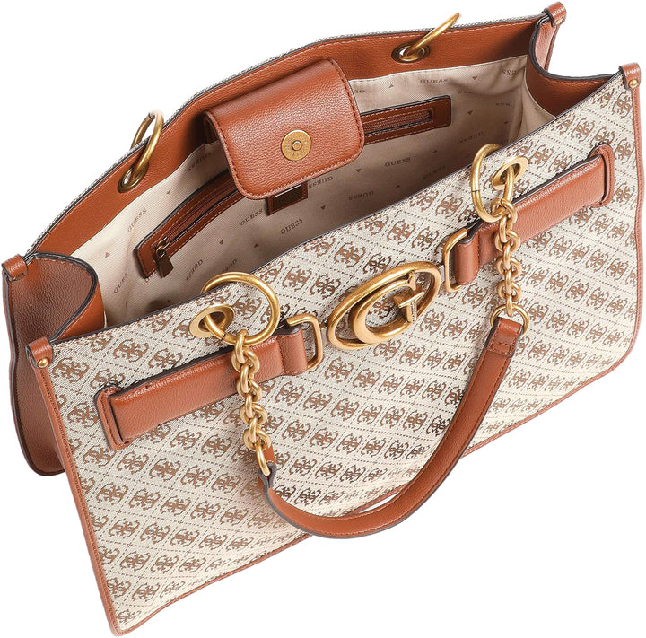 Guess Aviana Shoulder Bag In Lattee For Women