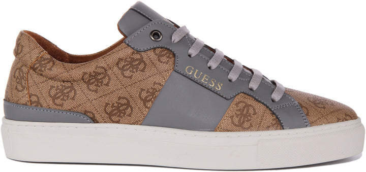 Guess Ravenna Trainers In Lattee Grey For Men