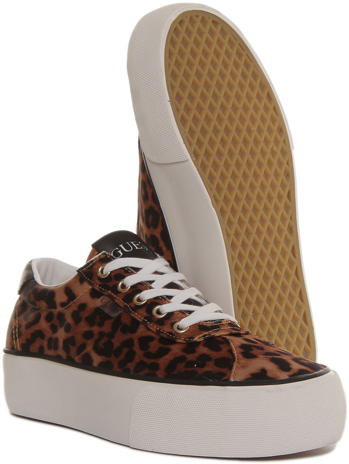 Guess Fl5Sanfal12 In Leopard For Womens