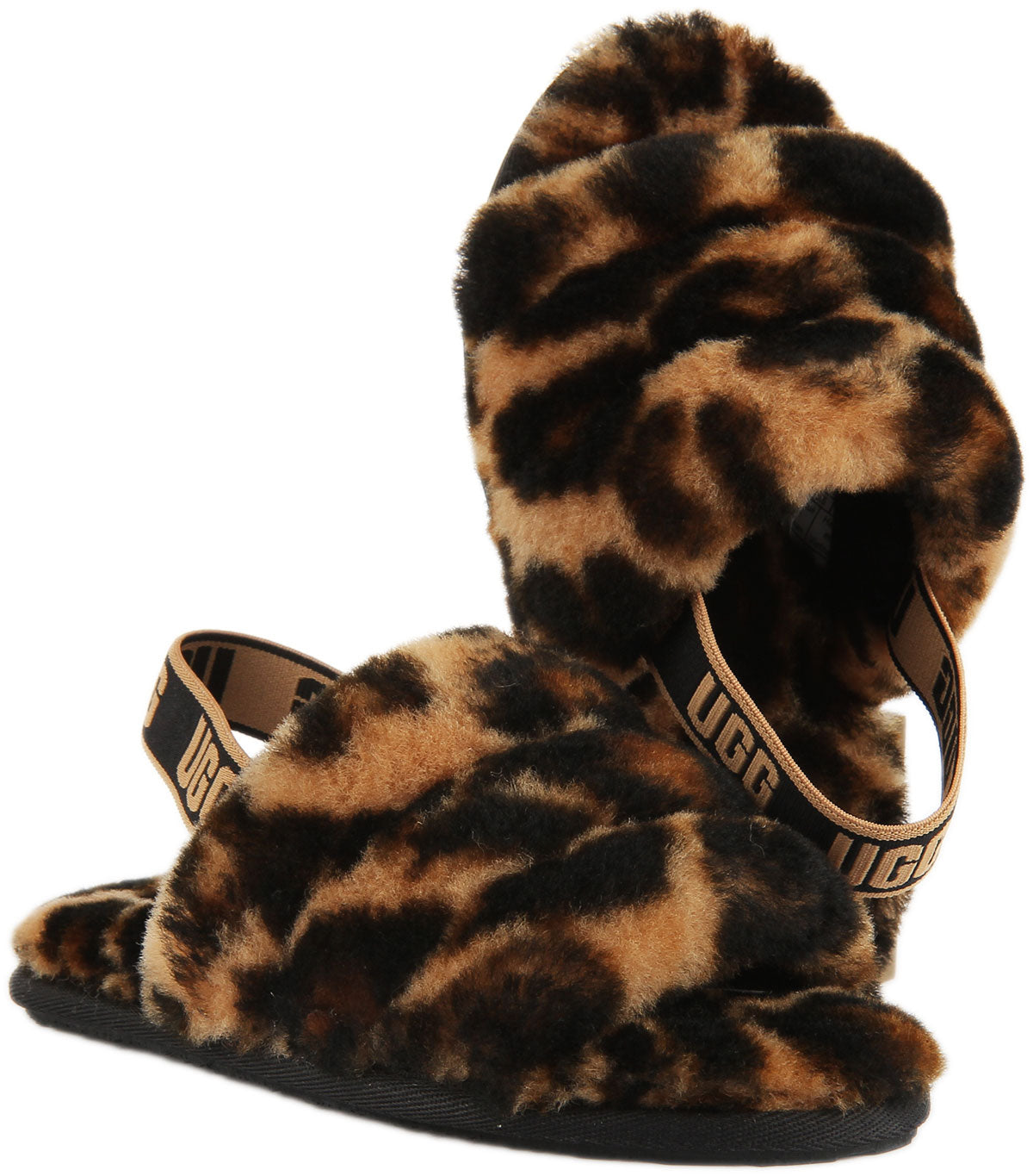 Uggs fluff best sale yeah leopard