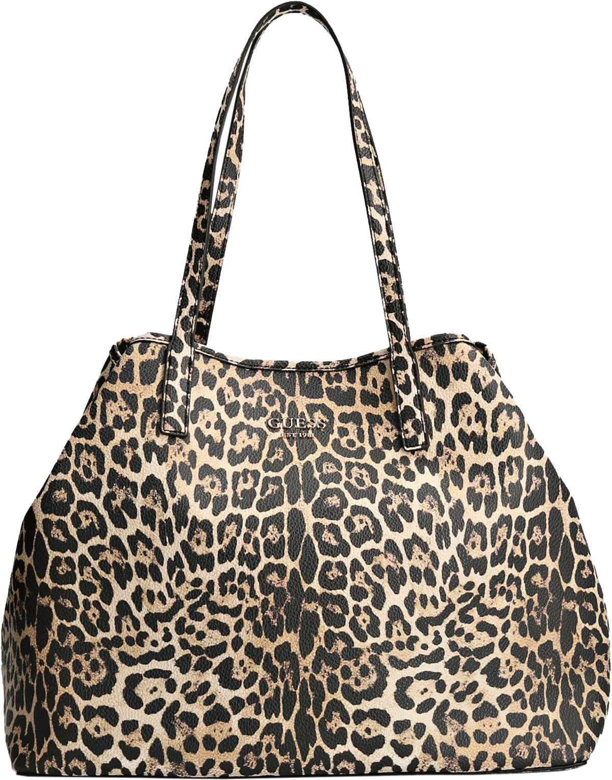 Guess Women's Abey-Mini Handbag Crossbody Fold Purse Leopard Faux Fur |  JoyLot.com