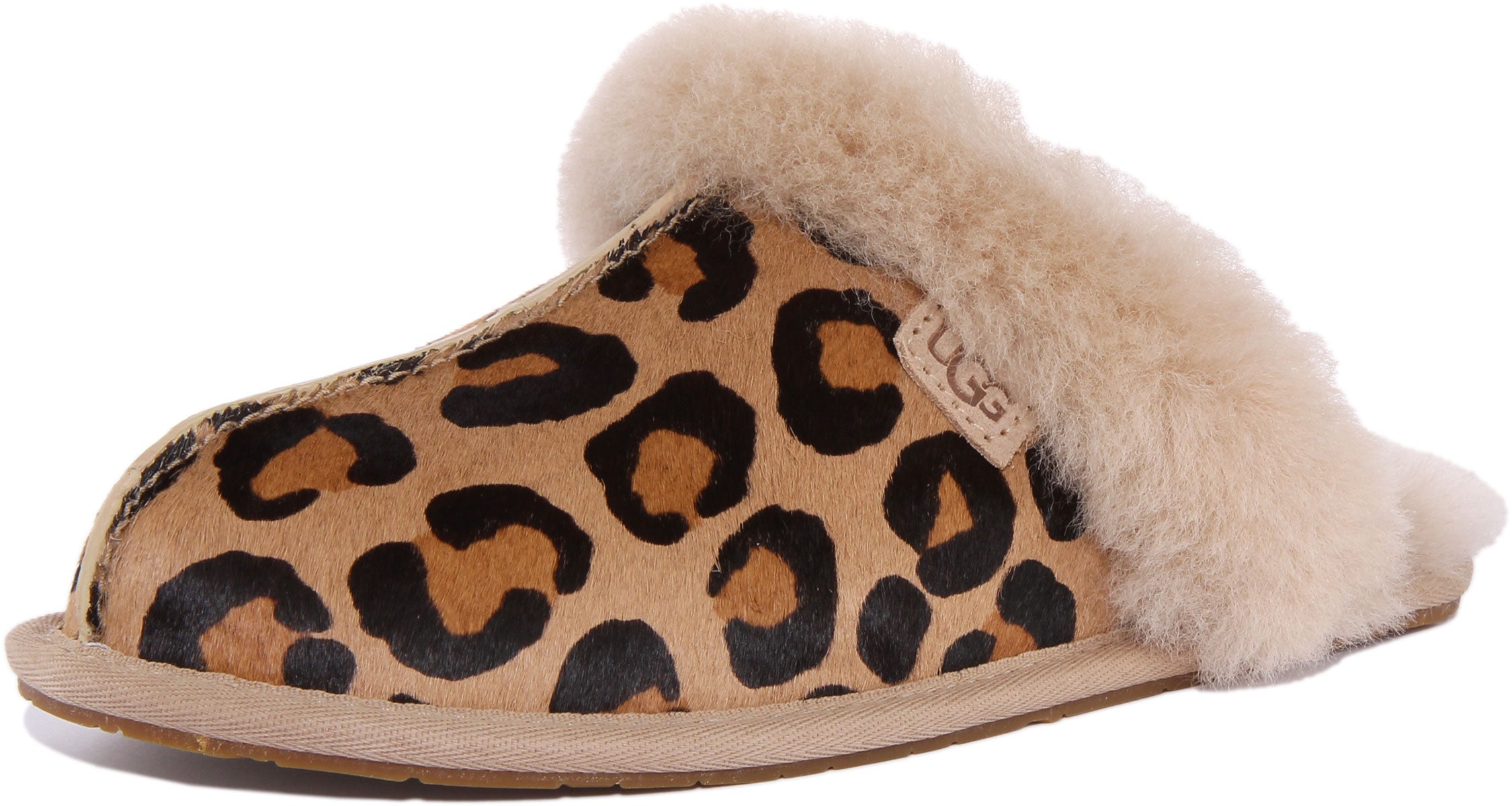 UGG Australia Scuffette II In Leopard For Women Warm Lining