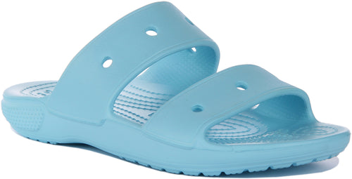 Crocs Classic Sandalia ligera para en azul claro