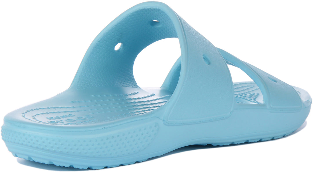 Crocs Classic Sandalia ligera para en azul claro